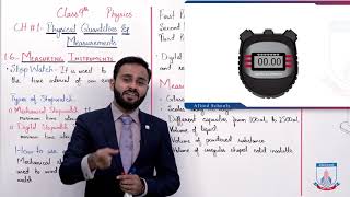 Class 9 - Physics - Chapter 1 - Lecture 10 - Stop Watch & Measuring Cylinder - Allied Schools