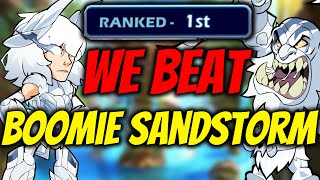 we beat boomie and sandstorm in tournament