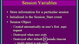 63 Session Variables