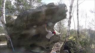 Fontainebleau - 91.1 - Pleine Prouesse (droite) 7A+(7B)