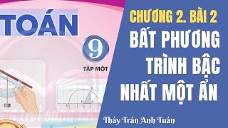 TOÁN 9 | CHÂN TRỜI SÁNG TẠO | CHƯƠNG 2 -BÀI 2. BẤT PHƯƠNG TRÌNH BẬC NHẤT MỘT ẨN  | TRẦN ANH TUẤN