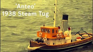 Anteo 1/32 RC 1938 Steam Tug , First Sail Beveridge Park