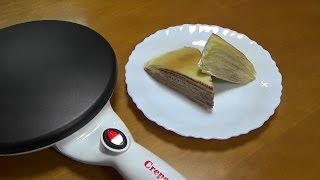 ハンディクレープメーカーでミルクレープを作ってみた。