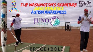 Hitting Flip Washington's Signature Juno Athletics Autism | USSSA Slowpitch Bat Review