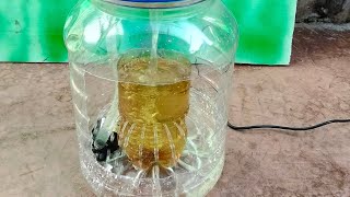 DIY plastic fountain making