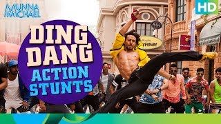 Ding Dang Action Stunts (Don’t try this at home!) | Munna Michael 2017  | Tiger Shroff