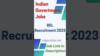 BEL Recruitment – 260 Project \u0026 Trainee Engineer I #indgovtjobs #centralgovtjobs