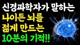 늙지 않는 뇌를 만드는 충격적인 비밀! / 10분만에 뇌를 바꾸는 10가지 방법 / 새로운 뇌세포 만드는 법 / 책읽어주는여자 / 오디오북 / 치매예방 / 두뇌건강비법 / 인생조언