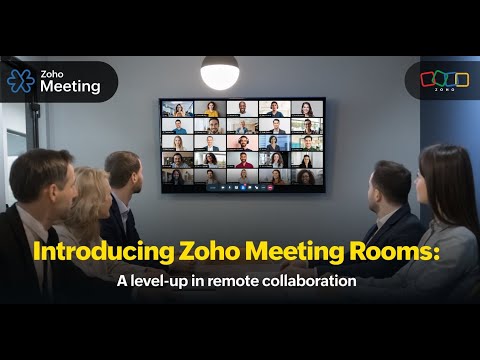 Zoho Meeting Rooms Set up Zoho Meeting