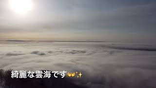 冬山の探査路　爺ヶ岳東尾根