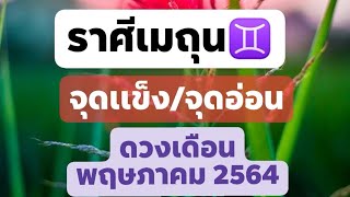 🔮ราศีเมถุน♊.จุดแข็ง/จุดอ่อน🎏ดวงประจำเดือนพฤษภาคม 2564​✨​พ้นเคราะห์ สู่การเปลี่ยนแปลงครั้งใหญ่🍀