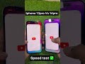 iphone 13 pro vs 14 pro speed test ✅ shortsvideo viralshorts