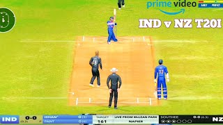 India vs Newzealand 3rd T20 match highlights Real Cricket 22 ind v nz highlights#cricket#rc22#