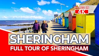 SHERINGHAM | Full tour of SHERINGHAM NORFOLK UK from North Norfolk Railway to The Beach | 4K walk