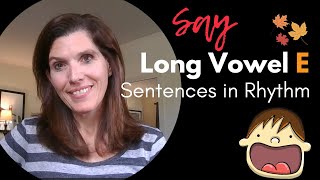 Aphasia and Stroke Exercise | Long E Words and Sentences for Fall | Speech Recovery