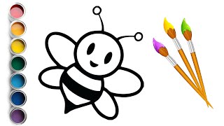 How to draw a bee | From step to step | TOBiART