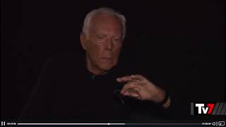 Intervista a Giorgio Armani - Rai1 TV7 del 26/01/2018 a cura di Barbara Modesti