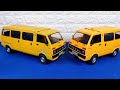 Wpl XXL Modified Project Custom Van Bus 1/10 Taxi Huali Tianjin Dafa RC Car Carry Limo