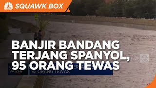 Banjir Bandang Terjang Spanyol 95 Orang Tewas