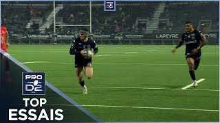 TOP Essais de la J16 – PRO D2 – Saison 2023-2024