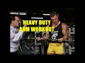 MIKE MENTZER: HEAVY DUTY ARM WORKOUT #mikementzer  #gym  #motivation #bodybuilding