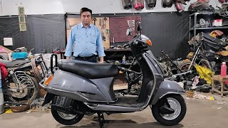 HONDA ACTIVA OLD MODAL 2004 FULL RESTORATION VIDEO #bhopalrestoration #activa  #hondamotorcycles