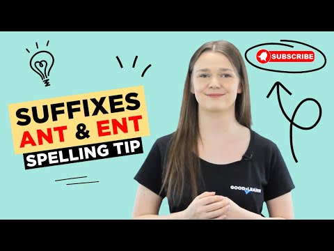 What does the suffix ent mean?