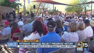 Veterans share stories with students to preserve history