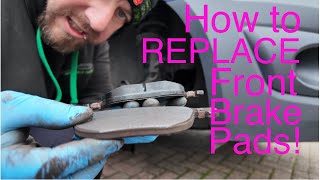 How to = Transit Connect Front Brake Pad Replacement | Working life