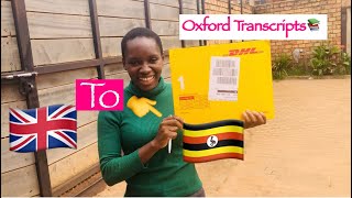 How to get your transcripts from Oxford University when you graduate in absentia.