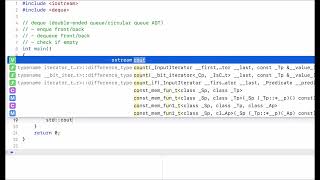C++ Tutorial: The deque Class