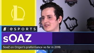 sOAZ on Origen's struggles: 'We just have to think more and play less brainless in practice'