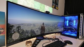 Lenovo Legion Y44w-10 Ultra Wide monitor unboxing and overview