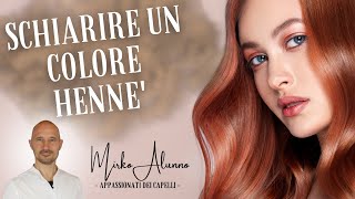 Decolorare i capelli già colorati di HENNE' con LA TECNICA BALAYAGE 🤩