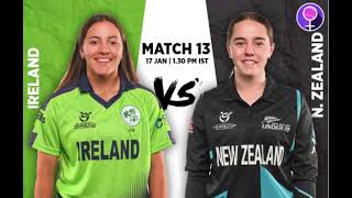 2023 ICC Under-19 Women's T20 World Cup: Ireland vs Newzealand - Ireland U19s wins by 49 runs
