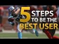 5 TIPS TO BEING THE BEST USER IN MADDEN | HOW TO USER IN MADDEN 17 | Madden 17 tips