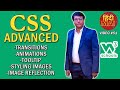 Video 51: Advanced CSS | Transitions, Animations, Tooltip, Styling Images, Image Reflection