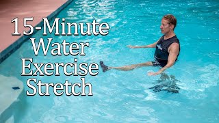 Water Exercise Stretch - FREE Full-Length 19-minute video - includes class notes
