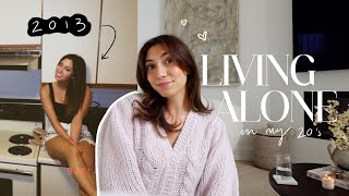 LIVING ALONE in my 20s! The essentials & how to enjoy it | end of my 20’s