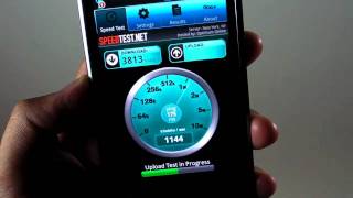 T-mobile Samsung Vibrant Unlocked with AT\u0026T SIM Card. 3G Speed Test Works