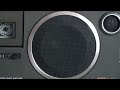 newjeans→sony cf 1980Ⅱ ラジカセ　スピーカーの音