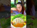 ม้วนเส้นคำใหญ่ ซดแซ่บๆ 2 แม่น้องยูทูป อิหล่าพากิน mukbang thaifood