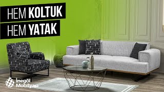 Yatak olabilen koltuk takımı…