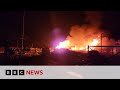 Azerbaijan: Fuel depot explosion kills 20 in Nagorno-Karabakh - BBC News