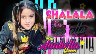 SHALALA  -  Anabella Queen  Piano Tutorial /  Instrumental  / Letra Karaoke
