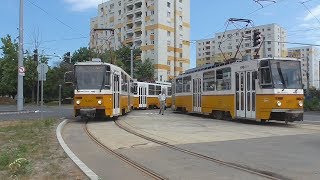 Az első próbajárat az Etele téren (1-es villamos hosszabbítás)