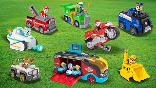 Paw Patrol Toy Vehicles: Excavator, Fire Truck, Police Cars & Garbage Trucks for Kids