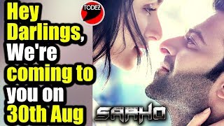 Exclusive: SAAHO Official Poster | Enni Soni Second Song | #30AugWithSaaho | Prabhas, Shraddha