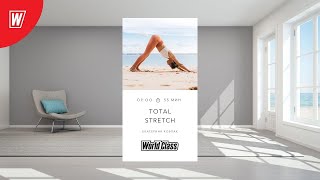 TOTAL STRETCH с Екатериной Ковпак  |14 февраля 2025 | Онлайн-тренировки World Class