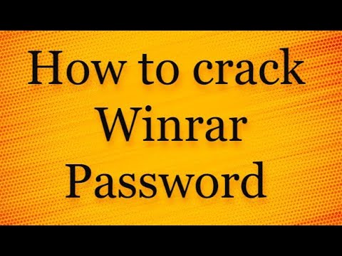 How To Break WinRar Password Easily How To Break WinRar Password Easily